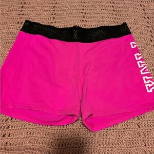 Pink victory secret compression shorts